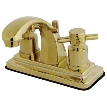 Kingston Brass KS4642DX 4" Centerset Bathroom Faucet, Polished Brass KS4642DX